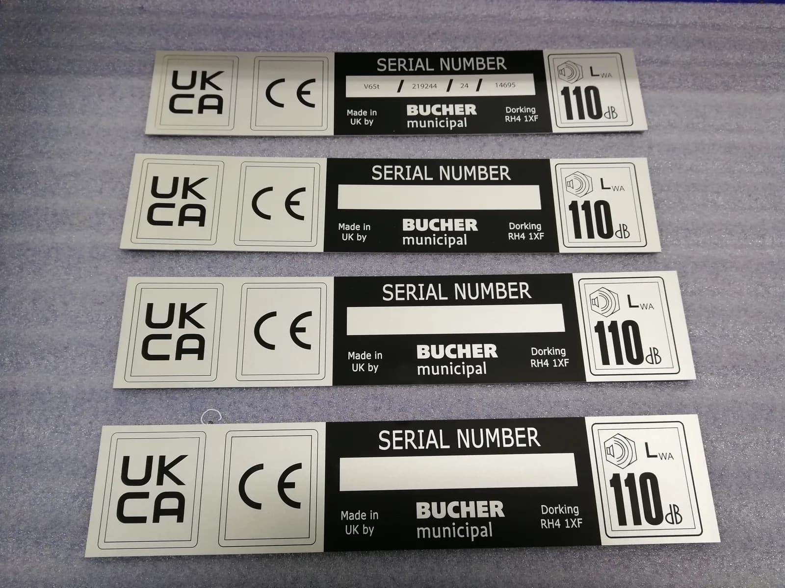 ป้าย Rating และเครื่องหมายรับรอง — สแตนเลส · กัดกรด