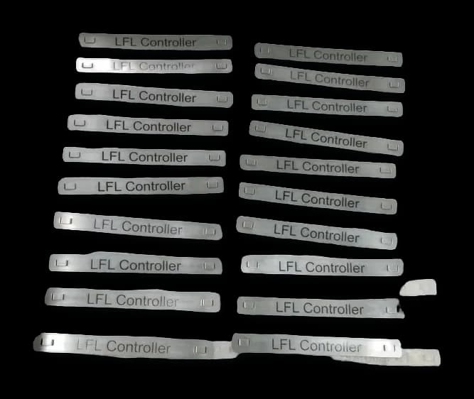 ป้ายแท็กสายไฟและวาล์ว (Cable & Valve Tag) — สแตนเลส · เลเซอร์มาร์คกิ้ง