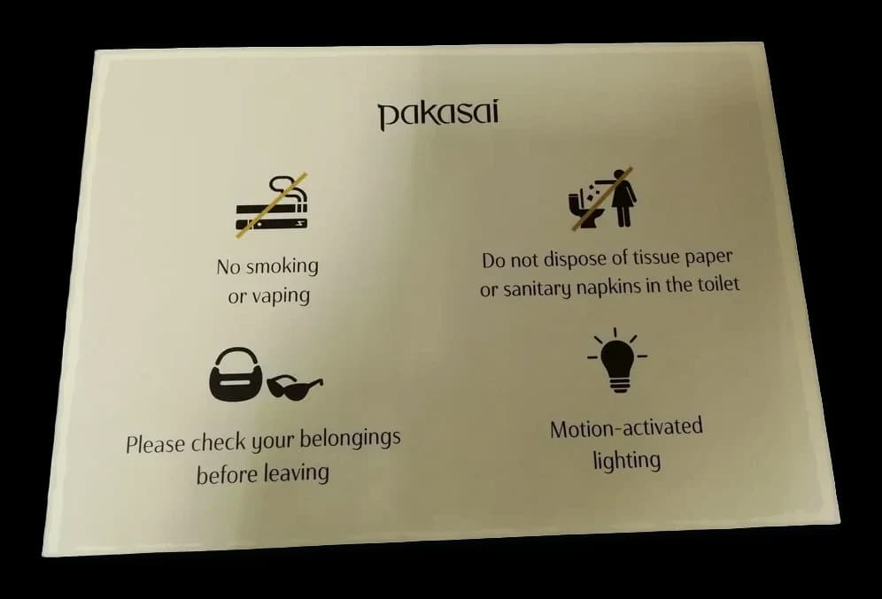 ป้ายกำกับ / ข้อบังคับ (Regulatory Sign) — อลูมิเนียม · พิมพ์ UV