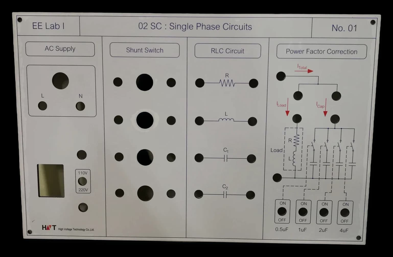 Mimic Board / Annunciator / แผนผังอุตสาหกรรม — อลูมิเนียม · พิมพ์ UV